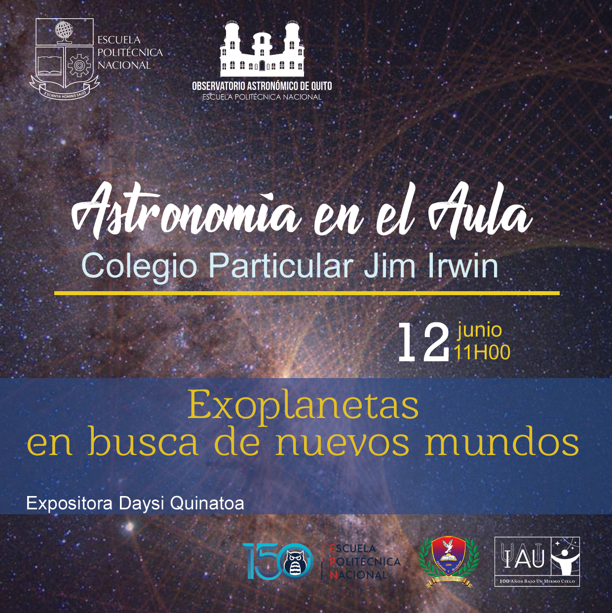 Astronoma en el aula JIm Irwin 